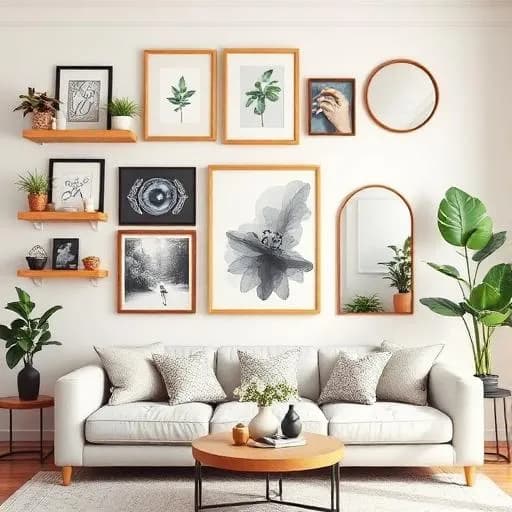 What to put on the wall in the living room