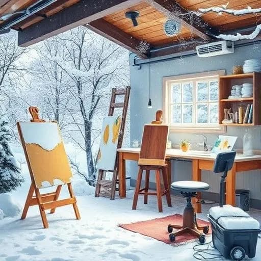 The Benefits of Painting in Winter