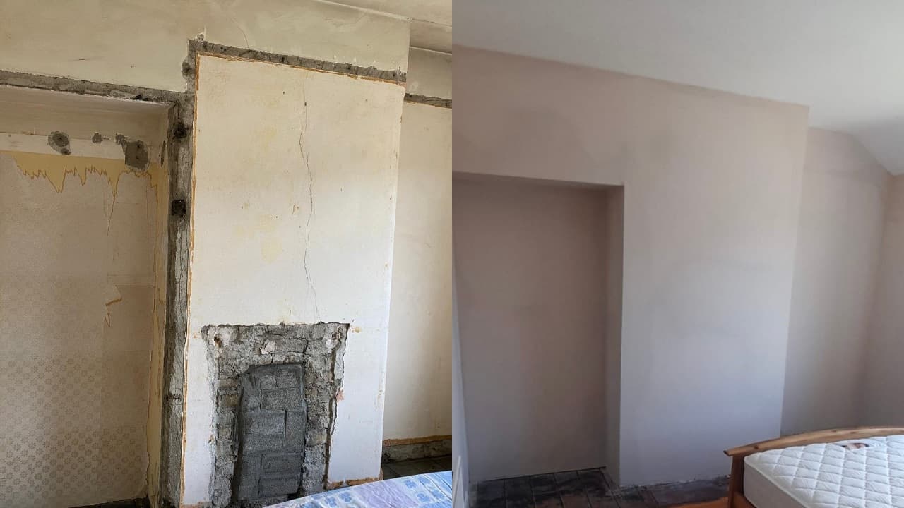 Professional wall renovation in london project completed by Adam verified tradespeople