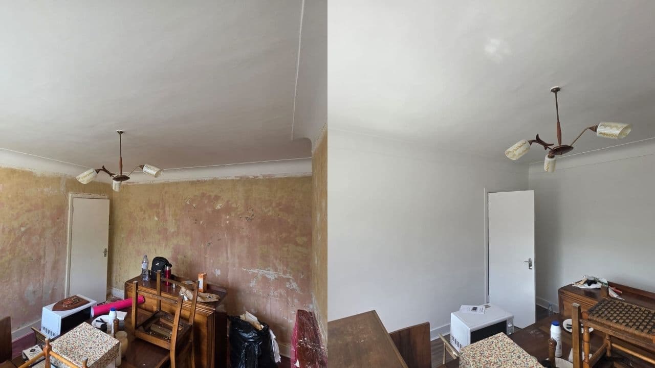 Professional wall repairs and painting in dublin project completed by Adam verified tradespeople