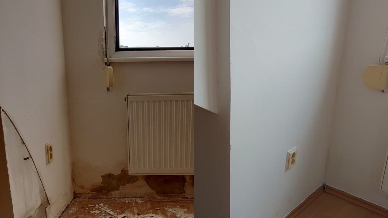 Professional oprava a malba stěny project completed by Adam verified tradespeople