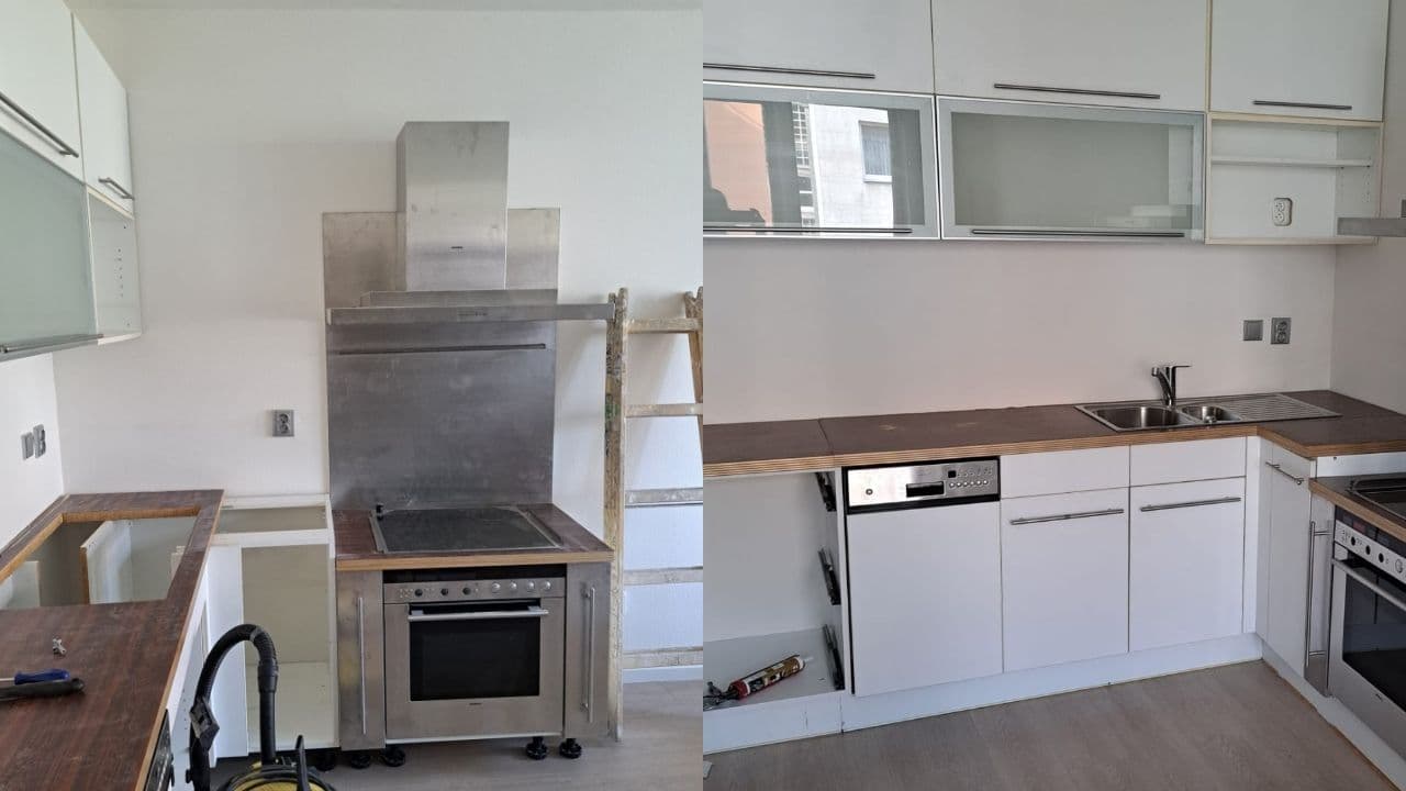 Professional rekonstrukce kuchyně project completed by Adam verified tradespeople