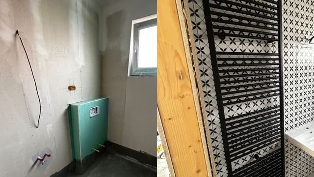 Professional rekonstrukce koupelny project completed by Adam verified tradespeople