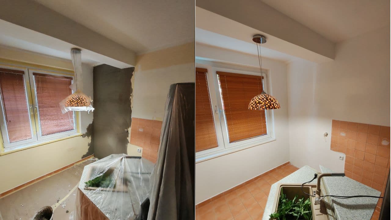 Professional oprava a výmaľba kuchyne project completed by Adam verified tradespeople