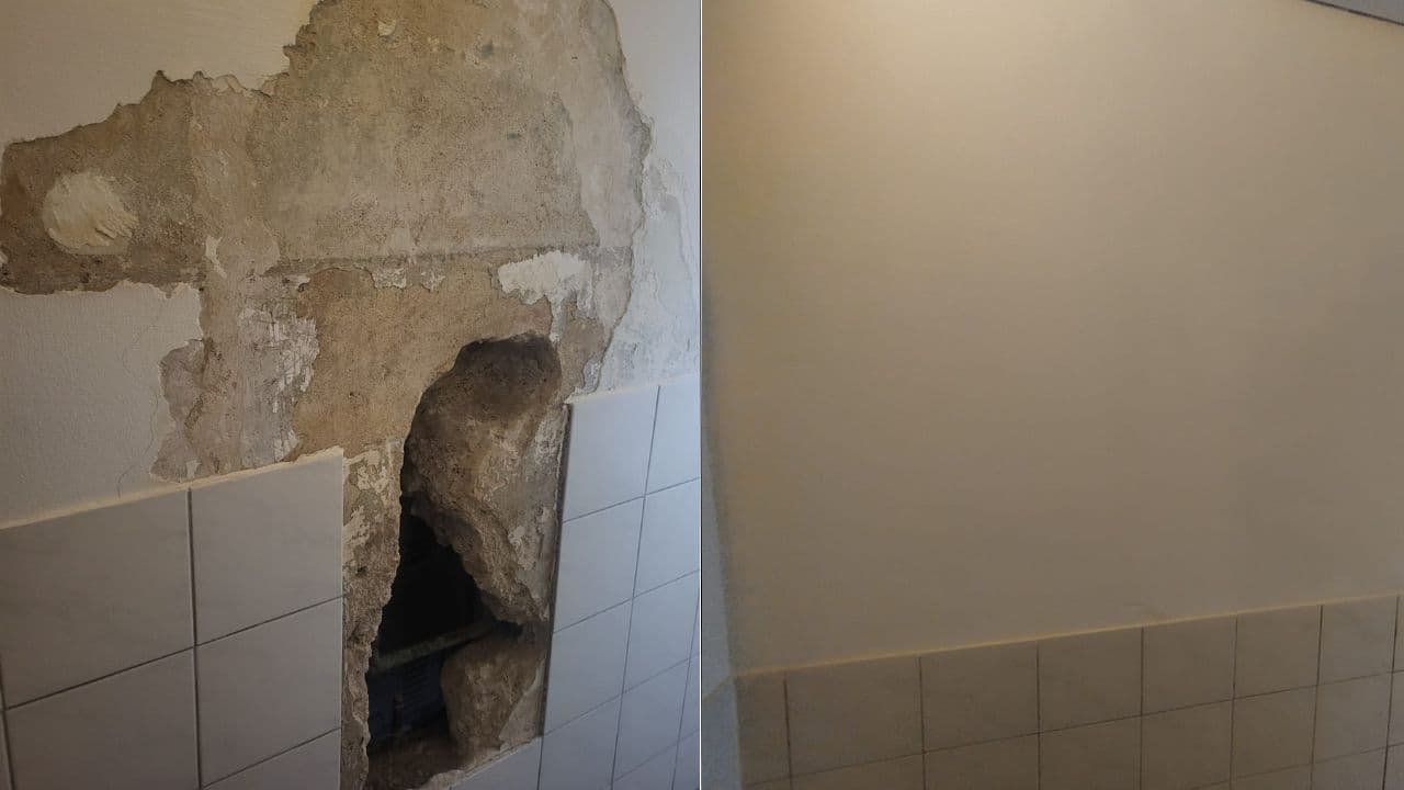 Professional oprava diery v stene project completed by Adam verified tradespeople