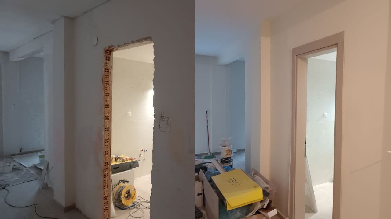 Professional osadenie nových interiérových dverí project completed by Adam verified tradespeople