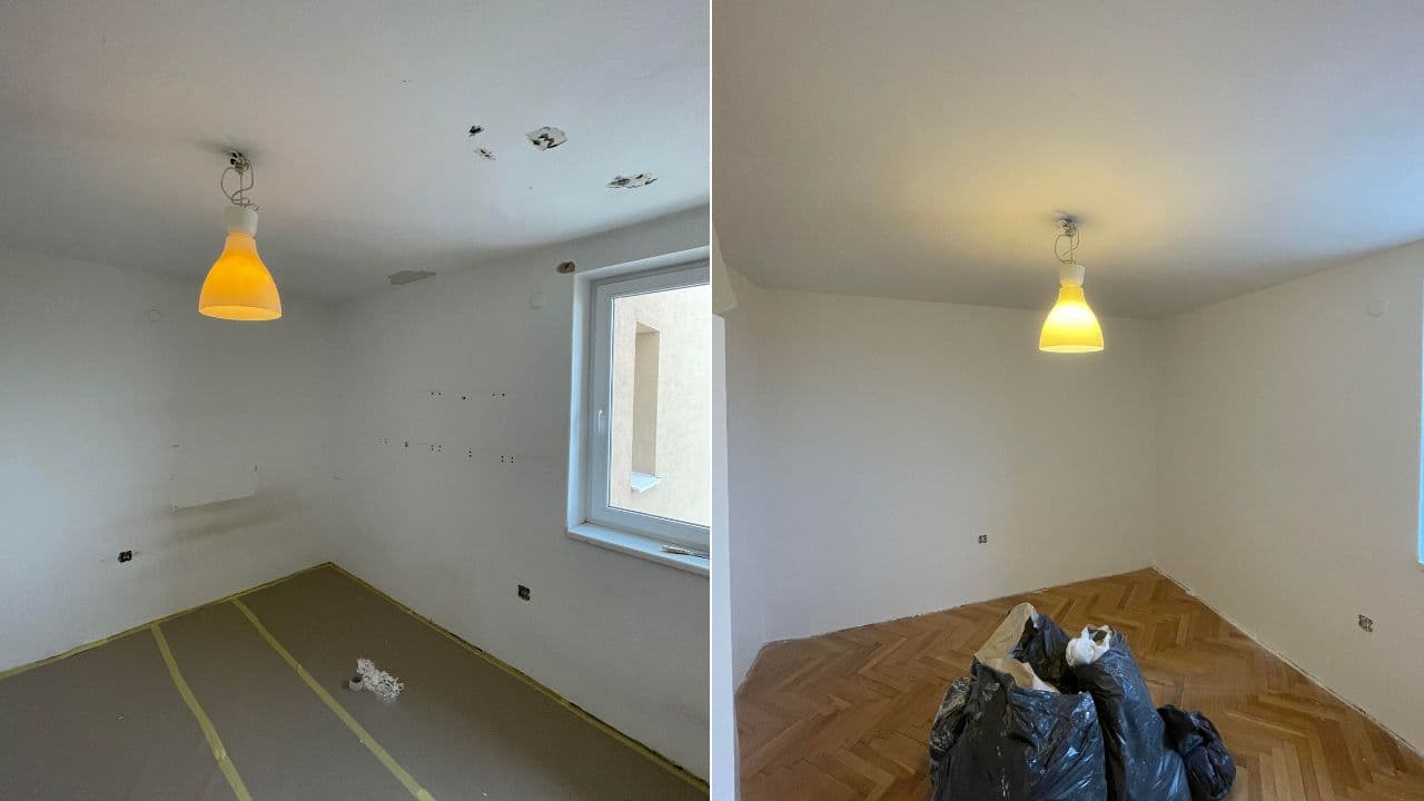 Professional kompletná oprava stien project completed by Adam verified tradespeople