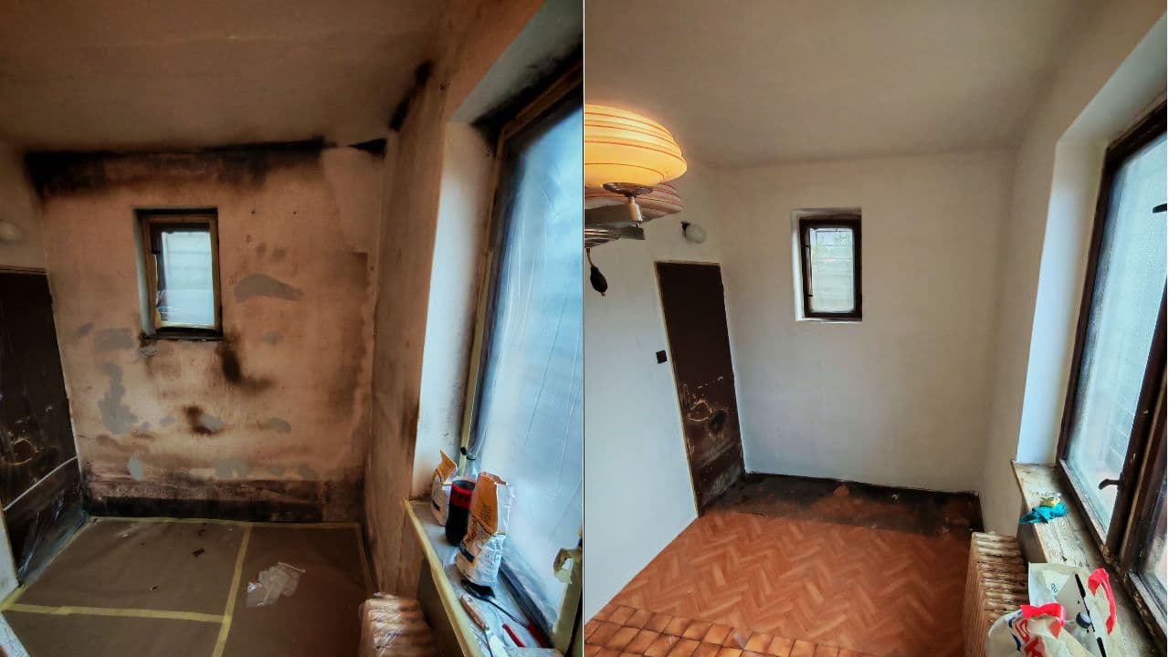 Professional záchrana zničenej izby project completed by Adam verified tradespeople