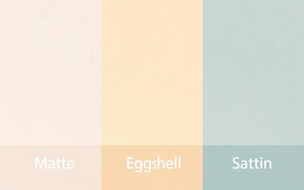 Flat painting finishes